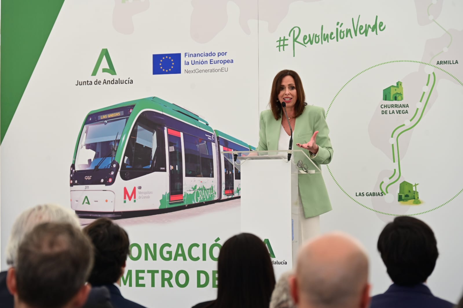 La Junta inicia las obras del segundo tramo de la Prolongacin Sur del Metro de Granada